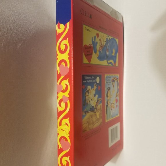 17 vtg Disney valentines- Aladdin, Cinderella, Mickey - Picture 10 of 12